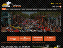 Tablet Screenshot of celebrationexoticcars.com